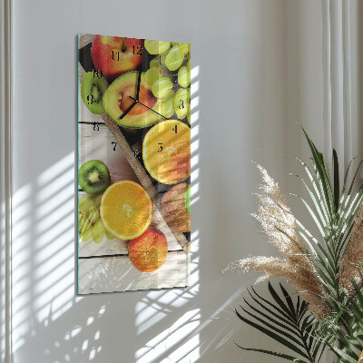 Horloge murale verticale Fruit