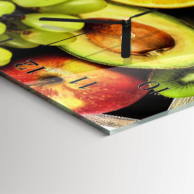 Horloge murale verticale Fruit