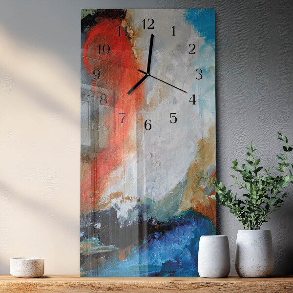 Horloge murale verticale Chaos