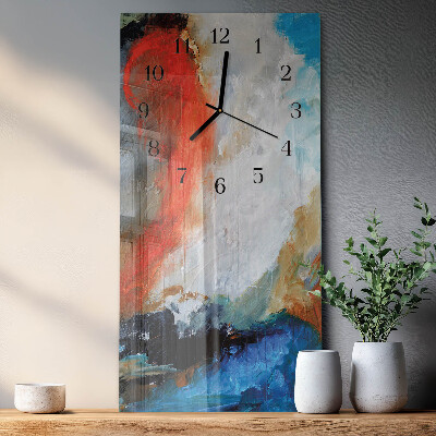 Horloge murale verticale Chaos