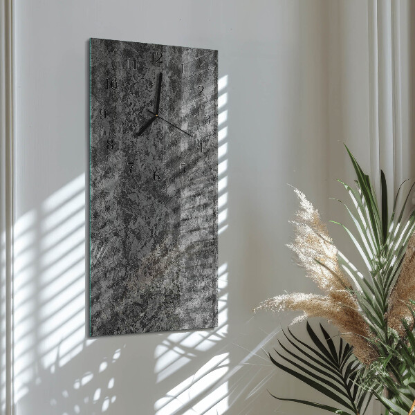 Horloge murale verticale Graphite