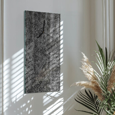 Horloge murale verticale Graphite