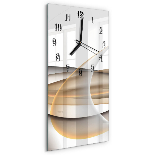 Horloge murale verticale Abstraction