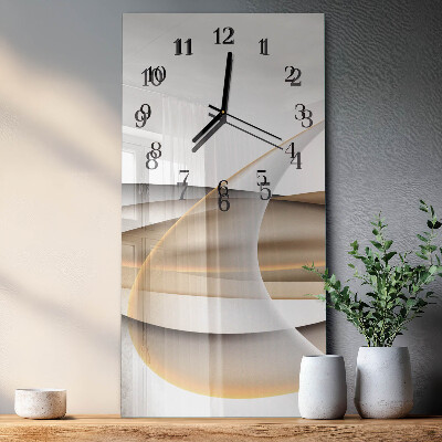 Horloge murale verticale Abstraction