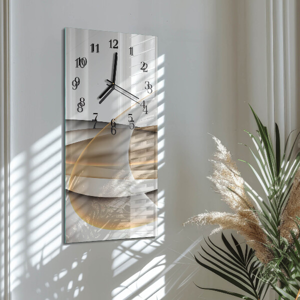 Horloge murale verticale Abstraction