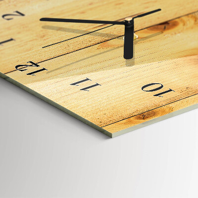 Horloge murale verticale Bois