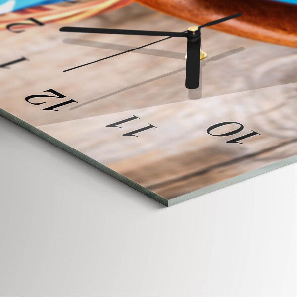 Horloge murale verticale Bretzel