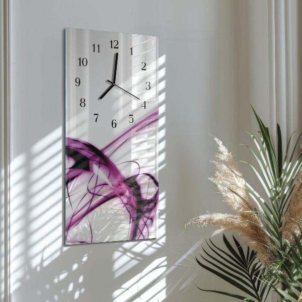 Horloge murale verticale Abstraction