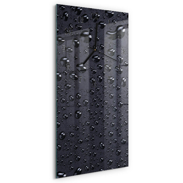 Horloge murale verticale Gouttes