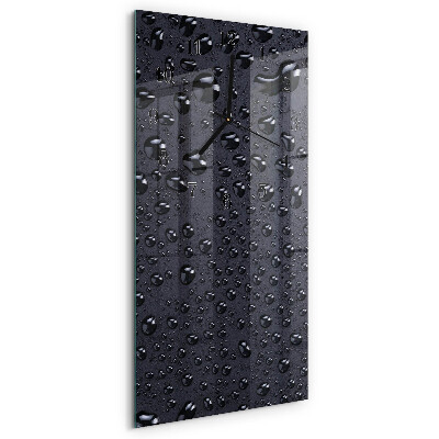Horloge murale verticale Gouttes