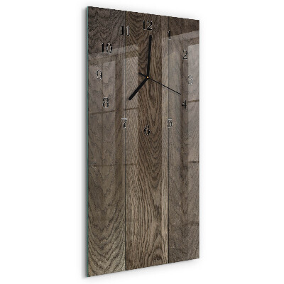 Horloge murale verticale Plaque