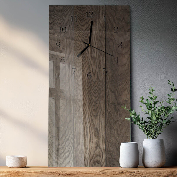Horloge murale verticale Plaque