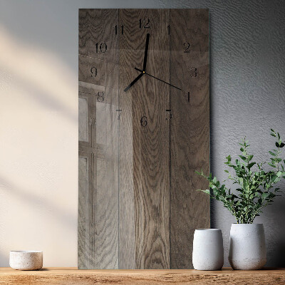 Horloge murale verticale Plaque