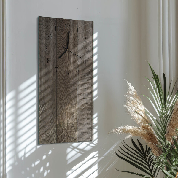 Horloge murale verticale Plaque