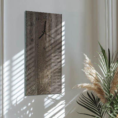 Horloge murale verticale Plaque