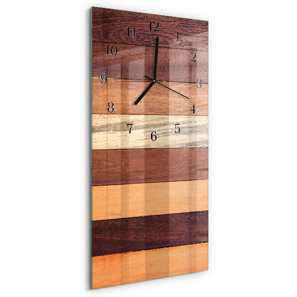 Horloge murale verticale Rayures
