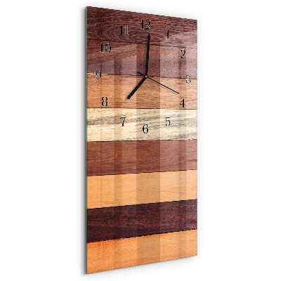 Horloge murale verticale Rayures