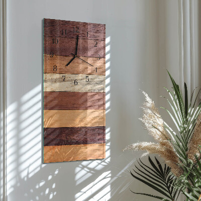 Horloge murale verticale Rayures