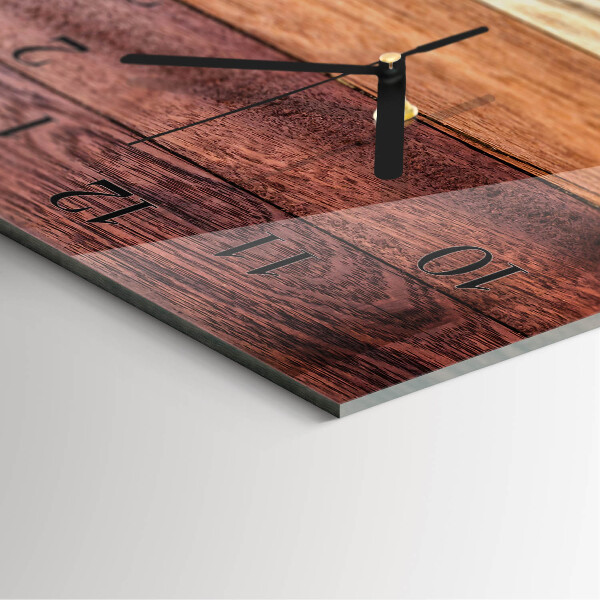Horloge murale verticale Rayures