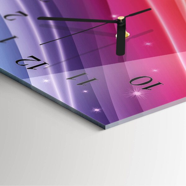 Horloge murale verticale Arc-en-ciel