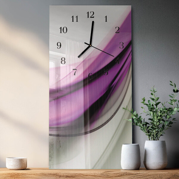 Horloge murale verticale Abstraction