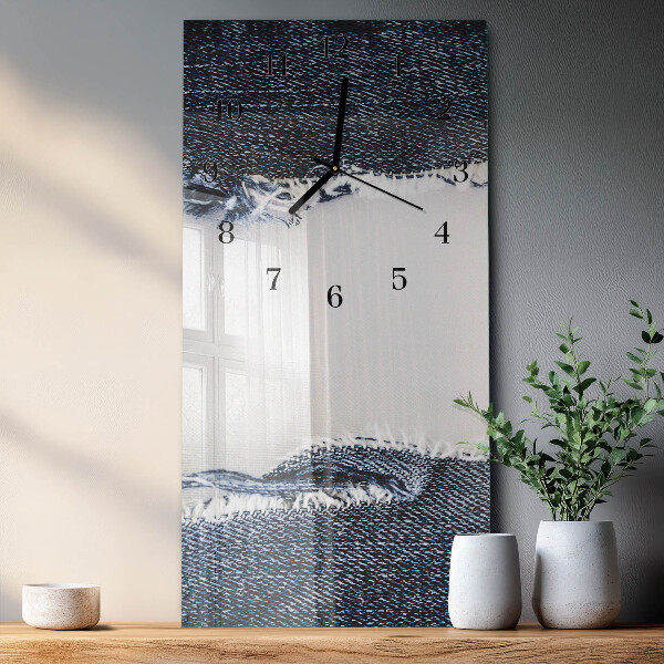 Horloge murale verticale Abstraction