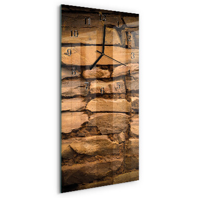 Horloge murale verticale Pierres