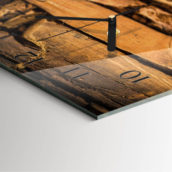 Horloge murale verticale Pierres