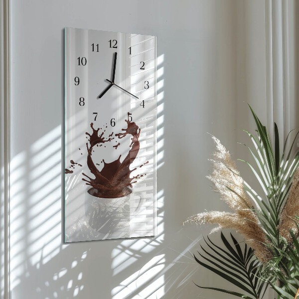 Horloge murale verticale Café