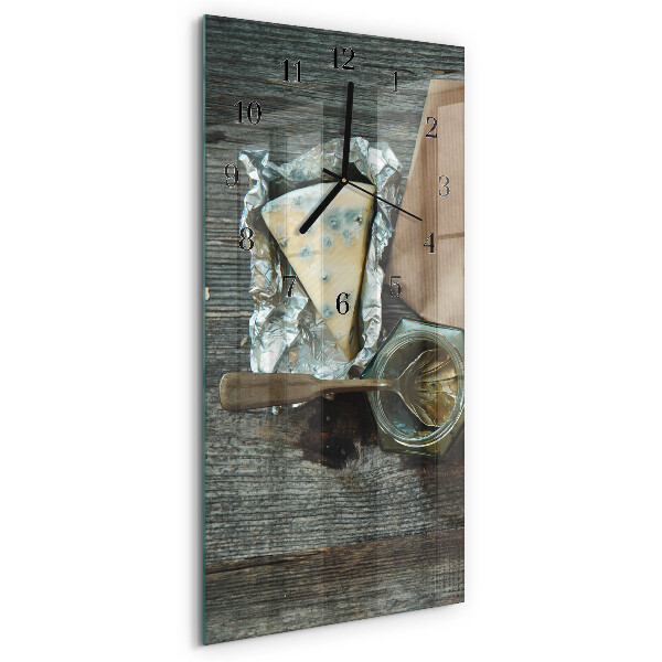 Horloge murale verticale Fromage