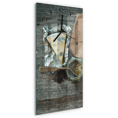 Horloge murale verticale Fromage