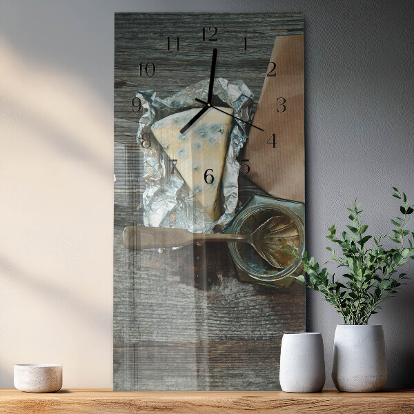 Horloge murale verticale Fromage