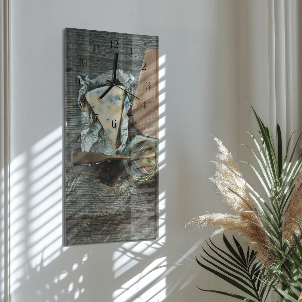 Horloge murale verticale Fromage