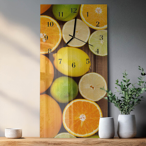 Horloge murale verticale Fruit