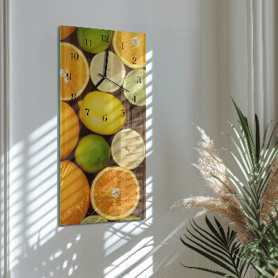 Horloge murale verticale Fruit