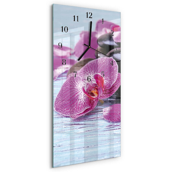 Horloge murale verticale Idée pour les orchidées