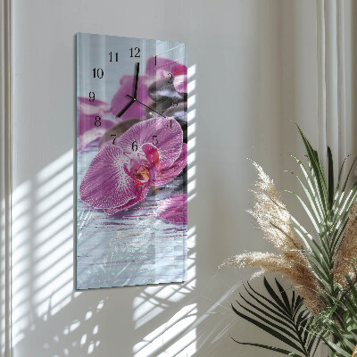 Horloge murale verticale Idée pour les orchidées
