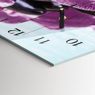 Horloge murale verticale Idée pour les orchidées