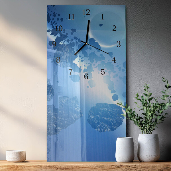 Horloge murale verticale Pierres du Ciel