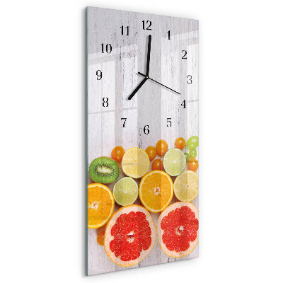 Horloge murale verticale Fruit