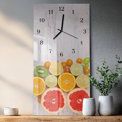 Horloge murale verticale Fruit