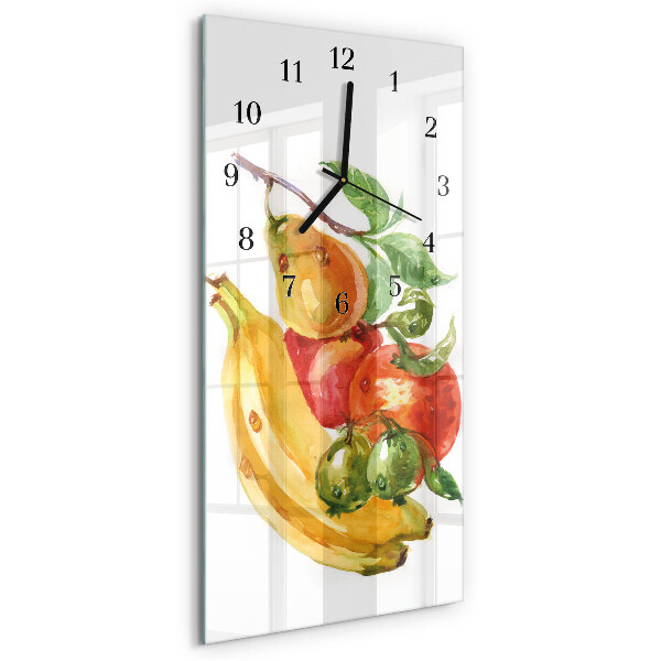 Horloge murale verticale Fruit
