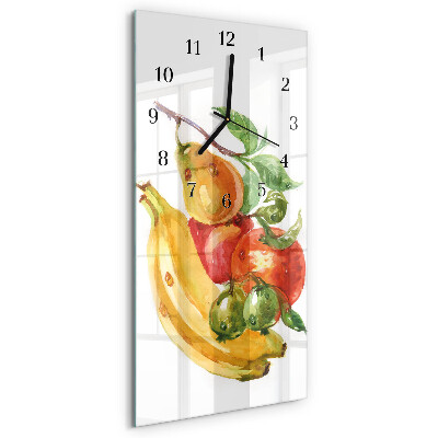 Horloge murale verticale Fruit