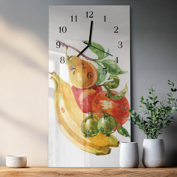 Horloge murale verticale Fruit