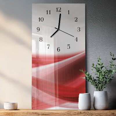 Horloge murale verticale Abstraction