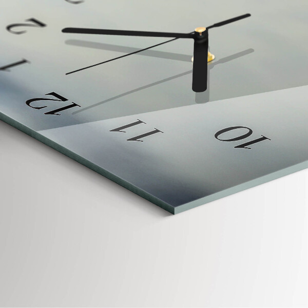 Horloge murale verticale Orchidée