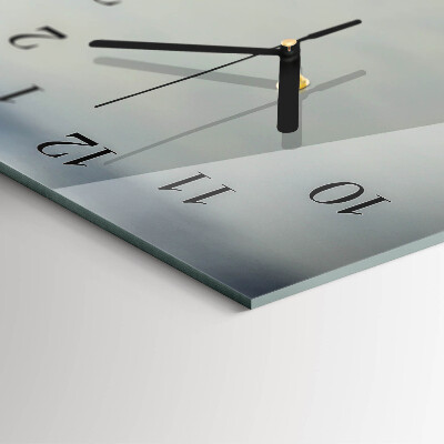 Horloge murale verticale Orchidée