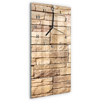 Horloge murale verticale Mâchefer