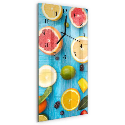 Horloge murale verticale Fruit