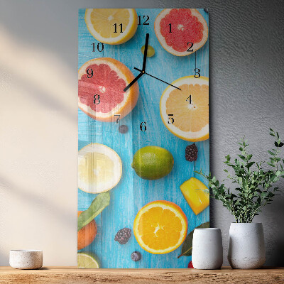 Horloge murale verticale Fruit